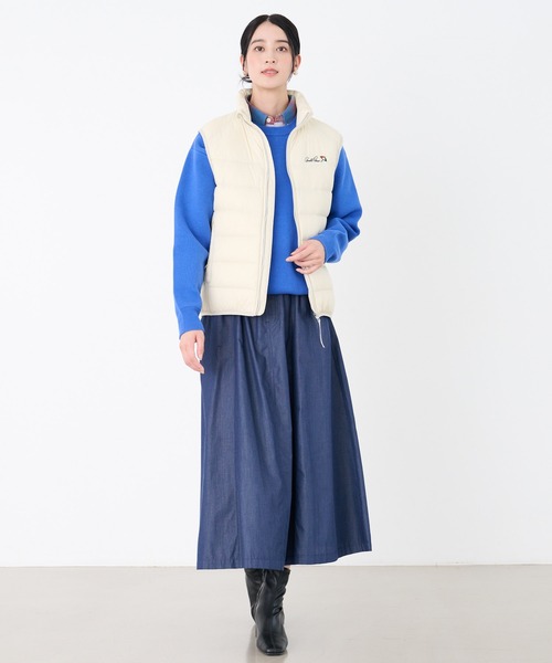 Arnold Palmer（アーノルドパーマー）の「シェア ライトダウンベスト（ダウンベスト・レディース・ブラック/オリーブドラブ/オフホワイト・M/S/L/LL/XS）」の20枚目の写真