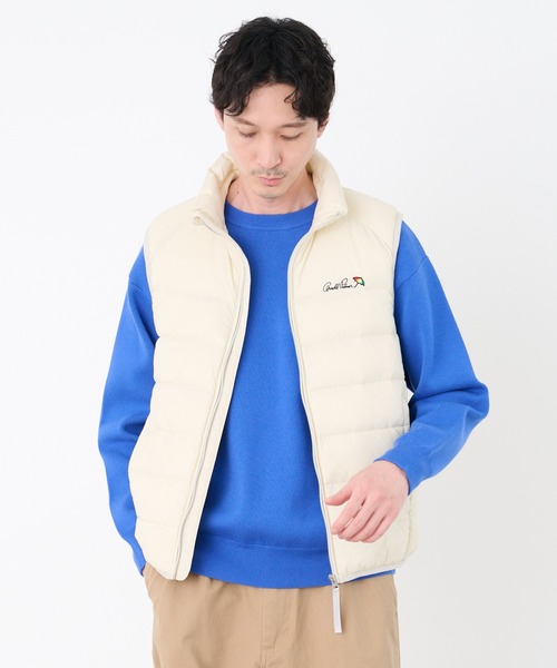 Arnold Palmer（アーノルドパーマー）の「シェア ライトダウンベスト（ダウンベスト・レディース・ブラック/オリーブドラブ/オフホワイト・M/S/L/LL/XS）」の8枚目の写真