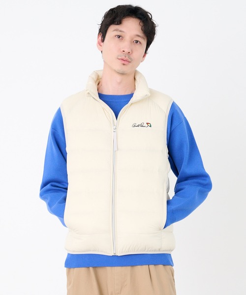 Arnold Palmer（アーノルドパーマー）の「シェア ライトダウンベスト（ダウンベスト・レディース・ブラック/オリーブドラブ/オフホワイト・M/S/L/LL/XS）」の7枚目の写真