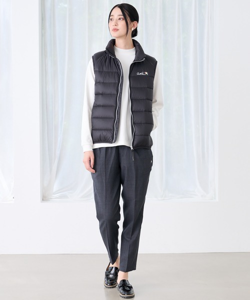 Arnold Palmer（アーノルドパーマー）の「シェア ライトダウンベスト（ダウンベスト・レディース・ブラック/オリーブドラブ/オフホワイト・M/S/L/LL/XS）」の11枚目の写真