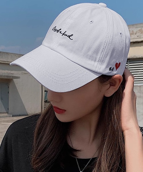 セール】ロゴハート刺繍キャップ（キャップ）｜Kuroba（クロバ）の