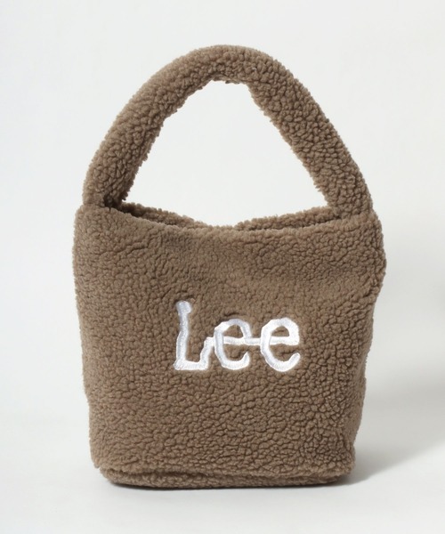 Lee（リー）の「Lee（リー）シープボア ブランドロゴ刺繍ワンハンドルミニバッグ/レディース（ハンドバッグ・レディース・ホワイト/ホワイト×ブラック/ブラック/ダークグレー/ブラウン・FREE）」の14枚目の写真
