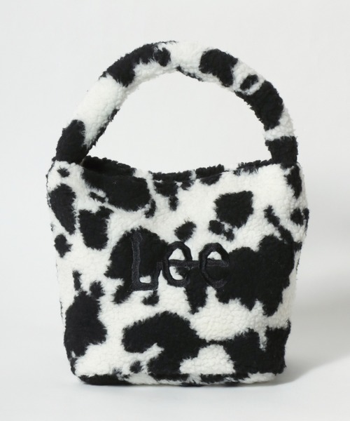 Lee（リー）の「Lee（リー）シープボア ブランドロゴ刺繍ワンハンドルミニバッグ/レディース（ハンドバッグ・レディース・ホワイト/ホワイト×ブラック/ブラック/ダークグレー/ブラウン・FREE）」の8枚目の写真