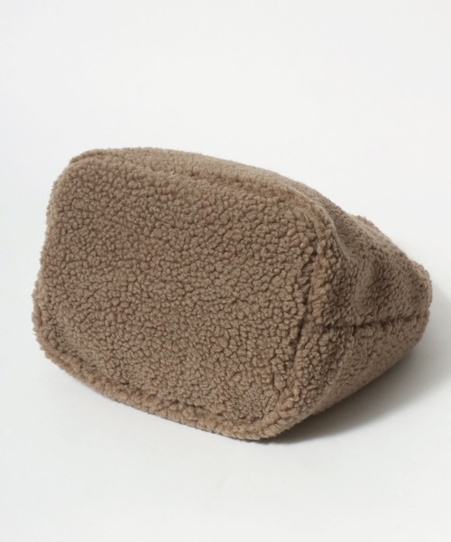 Lee（リー）の「Lee（リー）シープボア ブランドロゴ刺繍ワンハンドルミニバッグ/レディース（ハンドバッグ・レディース・ホワイト/ホワイト×ブラック/ブラック/ダークグレー/ブラウン・FREE）」の18枚目の写真