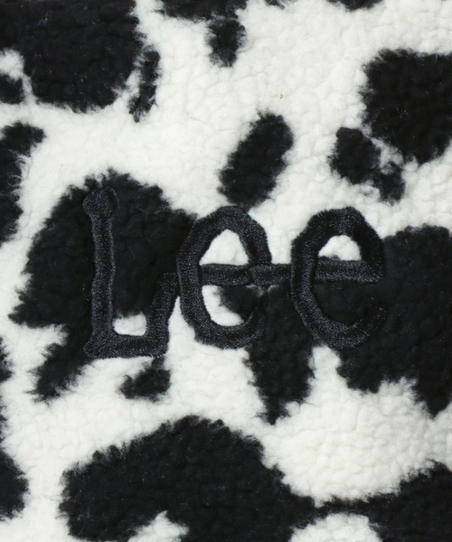 Lee（リー）の「Lee（リー）シープボア ブランドロゴ刺繍ワンハンドルミニバッグ/レディース（ハンドバッグ・レディース・ホワイト/ホワイト×ブラック/ブラック/ダークグレー/ブラウン・FREE）」の9枚目の写真