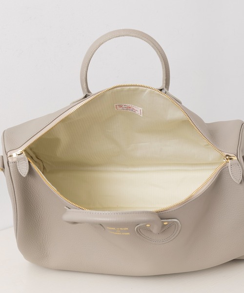 YOUNG&OLSEN The DRYGOODS STORE(ヤングアンドオルセン)の「【YOUNG&OLSEN】EMBOSSED LEATHER BOSTON M ※(ボストンバッグ・レディース・ベージュ/ブラウン/ブラック・FREE)」の8枚目の写真