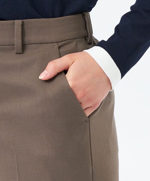 MACKINTOSH PHILOSOPHY(マッキントッシュ フィロソフィー)の「ウォッシャブルウールテーパードパンツ(その他パンツ・レディース・チャコールグレー/ダークネイビー/ベージュ系その他4・36/38)」の10枚目の写真