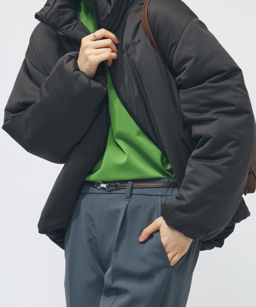 NEW BALANCE(ニューバランス)の「【アルペン限定】 ニューバランス New Balance THE CITY ライトパデットアウター(ダウンジャケット/コート・レディース・ホワイト/ダークグレー・L/M)」の2枚目の写真