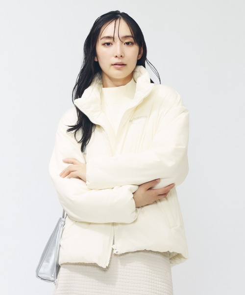 NEW BALANCE(ニューバランス)の「【アルペン限定】 ニューバランス New Balance THE CITY ライトパデットアウター(ダウンジャケット/コート・レディース・ホワイト/ダークグレー・L/M)」の3枚目の写真
