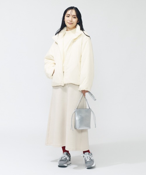 NEW BALANCE(ニューバランス)の「【アルペン限定】 ニューバランス New Balance THE CITY ライトパデットアウター(ダウンジャケット/コート・レディース・ホワイト/ダークグレー・L/M)」の6枚目の写真