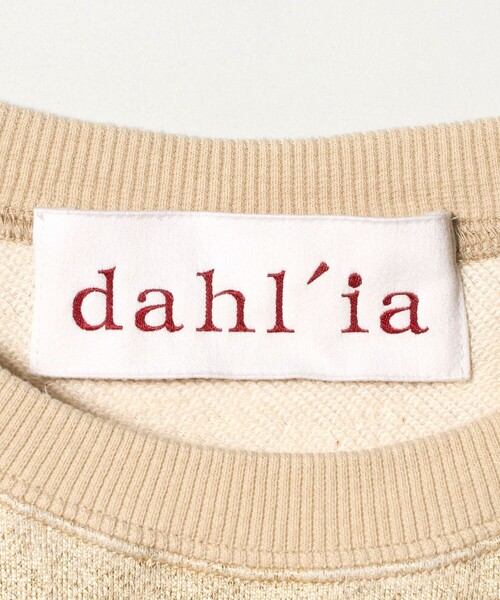 dahl'ia（ダリア）の「＜dahl'ia＞ホイルプリント スウェットプルオーバー（スウェット・レディース・ゴールド・FREE）」の11枚目の写真