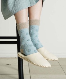 KID BLUE（キッドブルー）の「キッドブルー -ドットパイルソックス -ソックス -KGCT165 -kidblue（ソックス/靴下）」