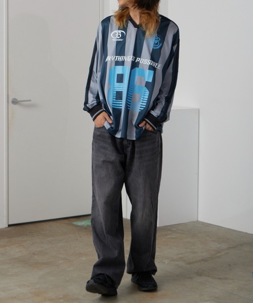 SUGGESTION(サジェッション)の「SUGGESTION/サジェッション 総柄デザインゲームシャツ(Tシャツ/カットソー・メンズ・カモフラージュ/グレー・L/M)」の21枚目の写真