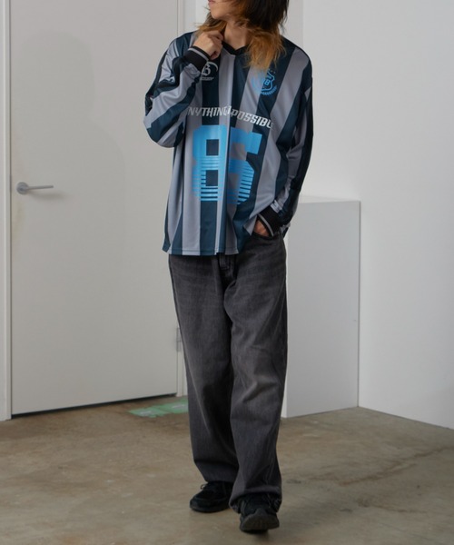 SUGGESTION(サジェッション)の「SUGGESTION/サジェッション 総柄デザインゲームシャツ(Tシャツ/カットソー・メンズ・カモフラージュ/グレー・L/M)」の20枚目の写真
