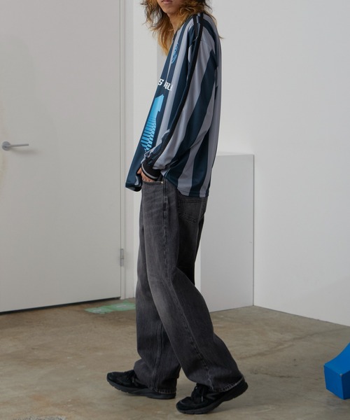 SUGGESTION(サジェッション)の「SUGGESTION/サジェッション 総柄デザインゲームシャツ(Tシャツ/カットソー・メンズ・カモフラージュ/グレー・L/M)」の22枚目の写真