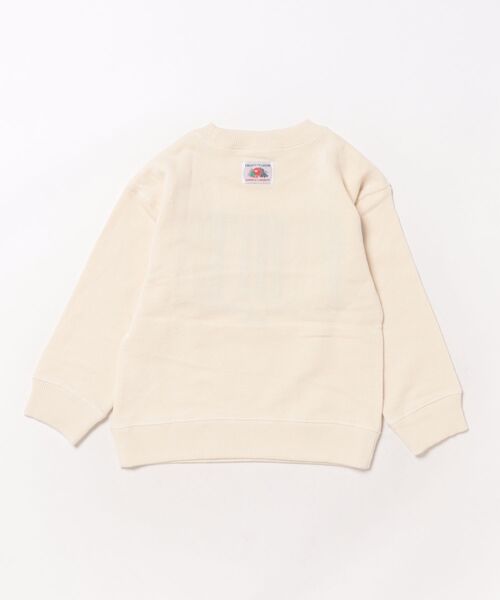 FRUIT OF THE LOOM(フルーツオブザルーム)の「刺繍スウェット / キッズ / スウェット / ロゴプリント / ユニセックス(スウェット・キッズ・ブルー/アイボリー・110cm/130cm/150cm)」の3枚目の写真