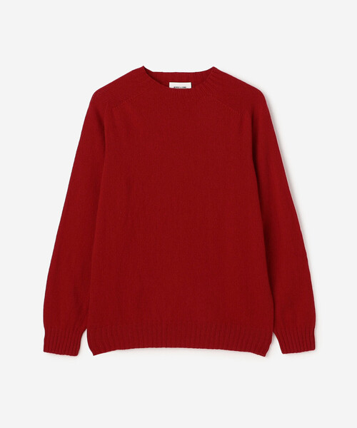 Mutimer 赤 クルーネックセーター FOXMIXクルーネックプルオーバー（ニット／セーター）｜B.C