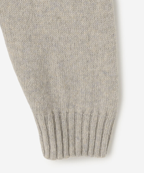 新品 MORRIS & SONS ジーロンラム タートルネックニット グレー M Morris & Sons（モリスアンドサンズ）の「【MORRIS & SONS