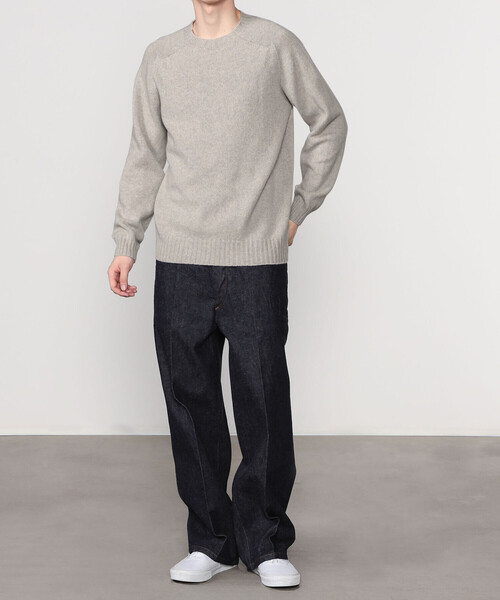 MORRIS & SONS | ジーロンラム クルーネックニット MEN（ニット