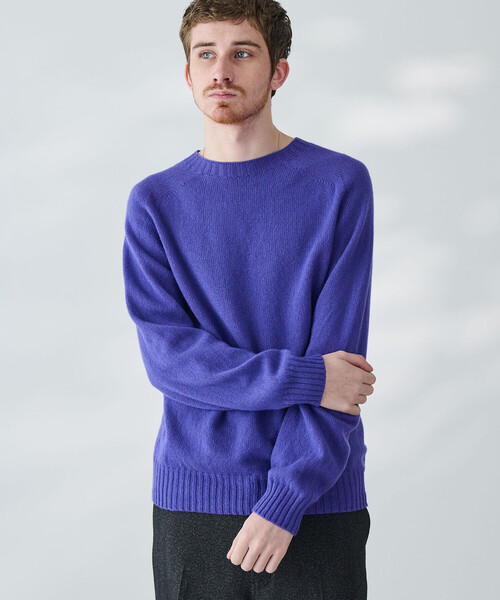 MORRIS&SONS カシミヤ クルーネックニット MEN Morris & Sons（モリスアンドサンズ）の「MORRIS & SONS
