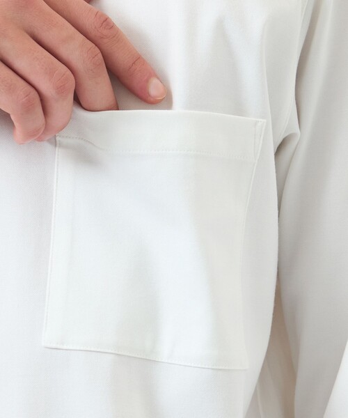 MACKINTOSH PHILOSOPHY（ﾏｯｷﾝﾄｯｼｭ ﾌｨﾛｿﾌｨｰ）の「クルーネックロンT ベアスムース（Tシャツ/カットソー・メンズ・ホワイト・38/40）」の7枚目の写真