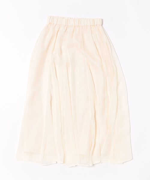 12Twelve Agenda（トゥエルブ　アジェンダ）の「シャイニーシアーボリュームスカート（スカート・レディース・ネイビー/ブルー/アイボリー・M）」の4枚目の写真