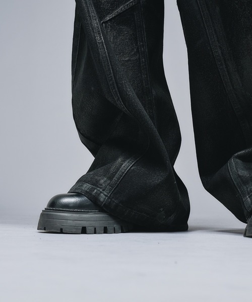 ANDER HUNK（アンダーハンク）の「Wax Coating Curve Denim / ワックス