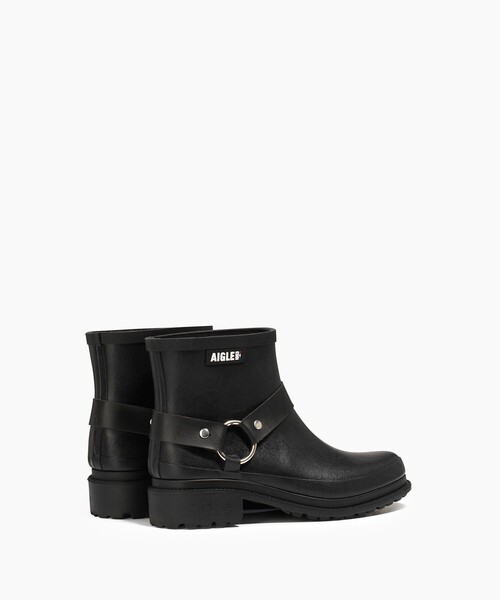 AIGLE(エーグル)の「防水 エーグルマカダム リングブーツ(レインシューズ・レディース・ブラック/モスグリーン・40/38/39/36/41/35/37)」の4枚目の写真