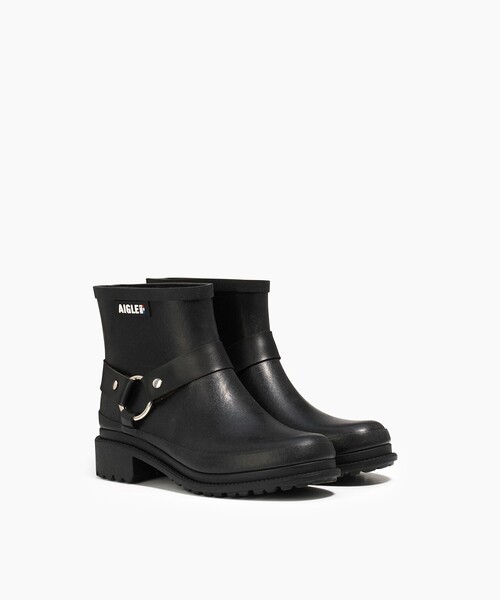 AIGLE(エーグル)の「防水 エーグルマカダム リングブーツ(レインシューズ・レディース・ブラック/モスグリーン・40/38/39/36/41/35/37)」の5枚目の写真