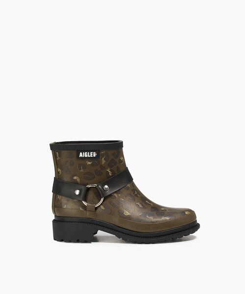 AIGLE(エーグル)の「防水 エーグルマカダム リングブーツ(レインシューズ・レディース・ブラック/モスグリーン・40/38/39/36/41/35/37)」の7枚目の写真