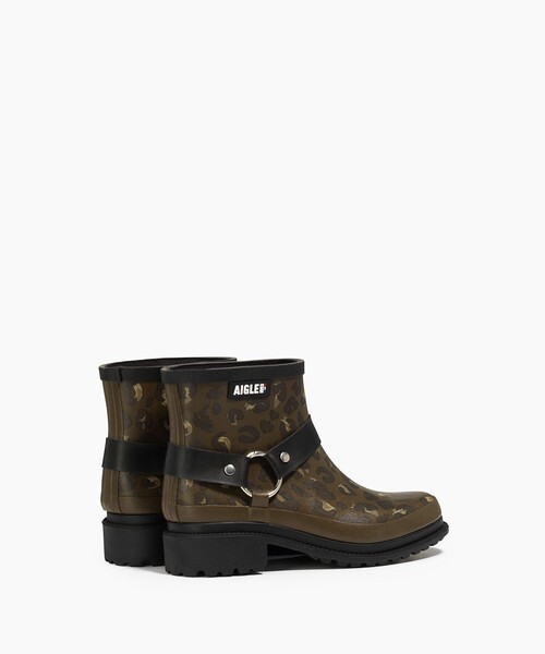 AIGLE(エーグル)の「防水 エーグルマカダム リングブーツ(レインシューズ・レディース・ブラック/モスグリーン・40/38/39/36/41/35/37)」の9枚目の写真