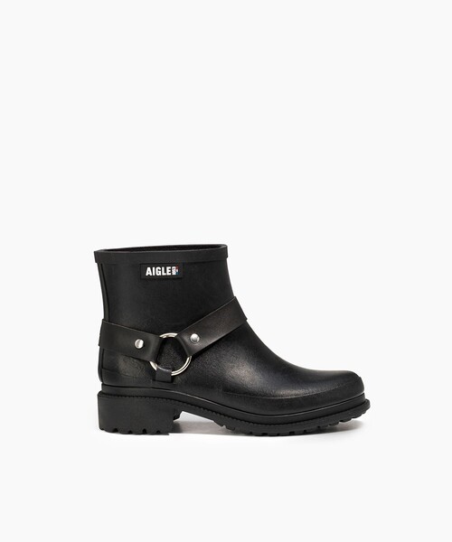 AIGLE(エーグル)の「防水 エーグルマカダム リングブーツ(レインシューズ・レディース・ブラック/モスグリーン・40/38/39/36/41/35/37)」の3枚目の写真