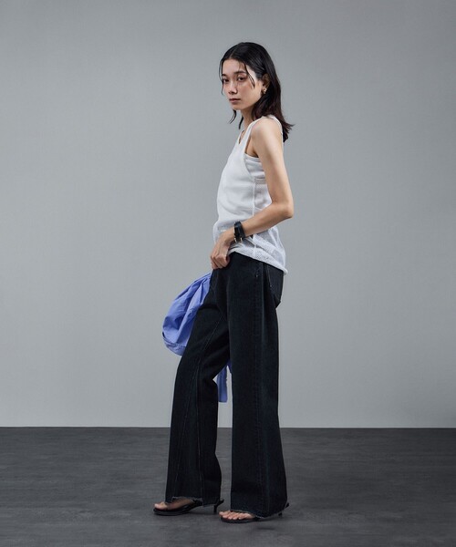 セール】【IRONING（アイロニング）】mesh tank top（タンクトップ