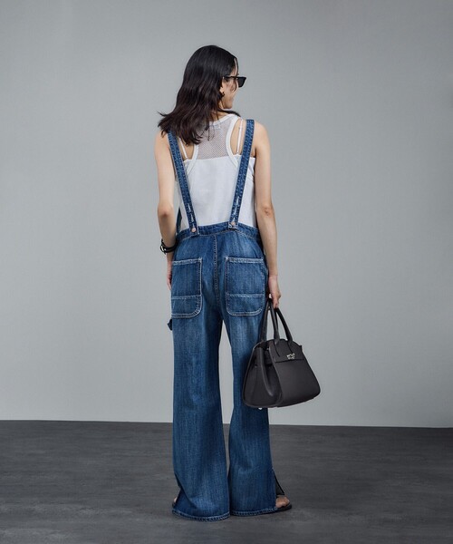 SALON adam et rope'(サロン アダム エ ロペ)の「【IRONING(アイロニング)】mesh tank top(タンクトップ・レディース・ホワイト・FREE)」の5枚目の写真