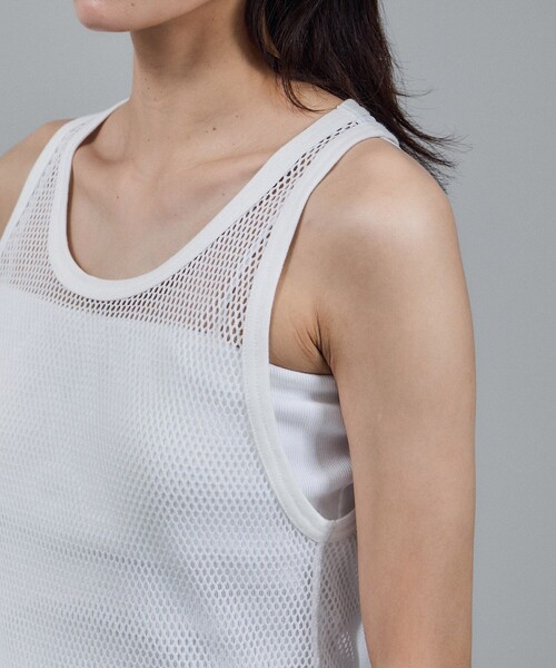 セール】【IRONING（アイロニング）】mesh tank top（タンクトップ