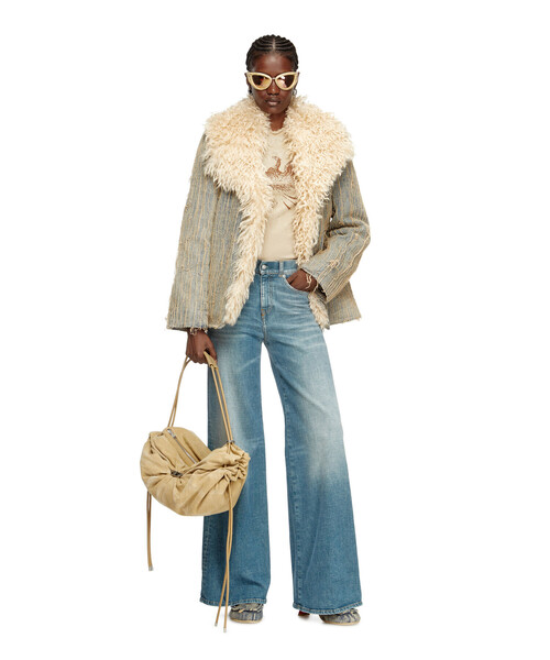 DIESEL（ディーゼル）の「ウィメンズ デニムジャケット DE-ACONIC-S（デニムジャケット・レディース・ライトインディゴブルー・SMALL/MEDIUM/X-SMALL）」の4枚目の写真