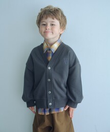 green label relaxing（グリーンレーベルリラクシング）の「【別注】＜UNIVERSAL OVERALL＞Vネック 裏毛 カーディガン / キッズ 100cm-130cm（カーディガン/ボレロ・キッズ）」
