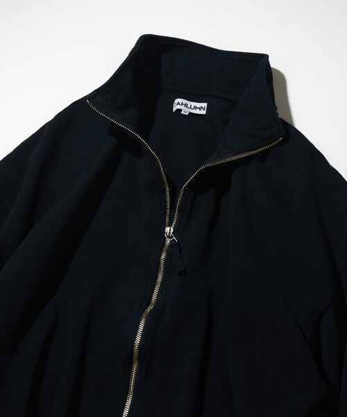 CAHLUMN/カウラム Heavy Weight Jersey 3/4-Zip Cadet Collar Shirt
