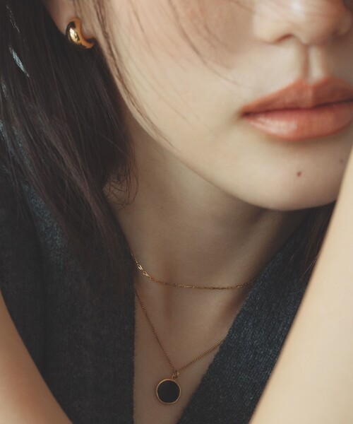 by Preek（バイプリーク）の「＜MIZUKI HANAYAMA×by Preek＞ボテロ フープ イヤリング（イヤリング・レディース・ゴールド/シルバー・FREE）」の4枚目の写真