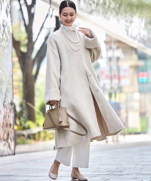 ウールリバー ハンドステッチ コート ｜ アウター / ウールコート