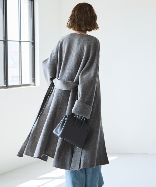 ウールリバー ハンドステッチ コート ｜ アウター / ウールコート