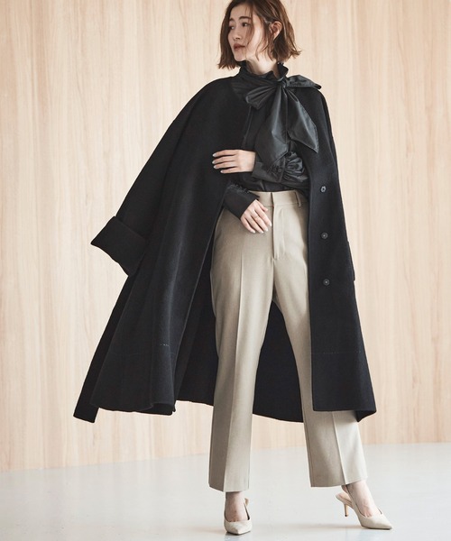 ウールリバー ハンドステッチ コート ｜ アウター / ウールコート