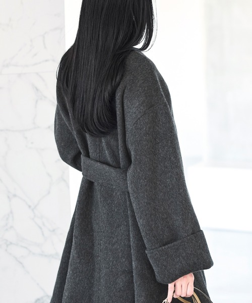 ウールリバー ハンドステッチ コート ｜ アウター / ウールコート