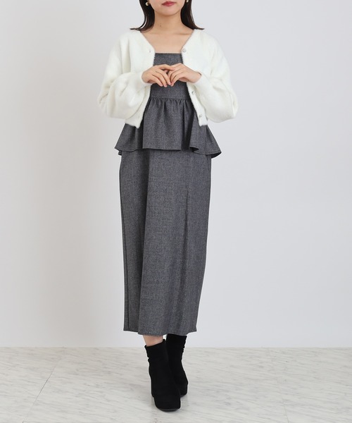 ASTORIA ODIER(アストリアオディール)の「ラメファザーアソートボタンカーディガン(カーディガン/ボレロ・レディース・ホワイト/アイボリー/サックスブルー/ラベンダー・MEDIUM)」の18枚目の写真