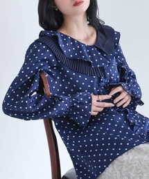 somari imagination（ソマリ イマジネーション）の「『フリルドット柄ブラウス』（シャツ/ブラウス）」