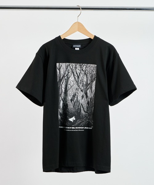 MOOMIN（ムーミン）の「【 MOOMIN / ムーミン 】 プレミアムTシャツ　彗星（ムーミン）　WNI（Tシャツ/カットソー・レディース・ホワイト/ブラック・FREE）」の2枚目の写真