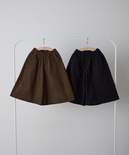 riziere（リジェール）の「ブラッシュコットンスカートライクパンツ（その他パンツ・キッズ・ブラック/ブラウン・90/100/110/120/130/140/150）」の18枚目の写真