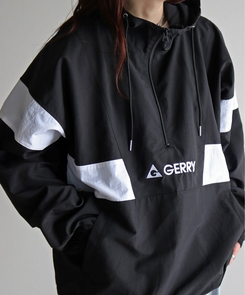GERRY(ジェリー)の「【GERRY/ジェリー】 切替アノラックナイロンジャケット(ナイロンジャケット・メンズ・パープル/ホワイト/ブラック・M/L/XL)」の8枚目の写真