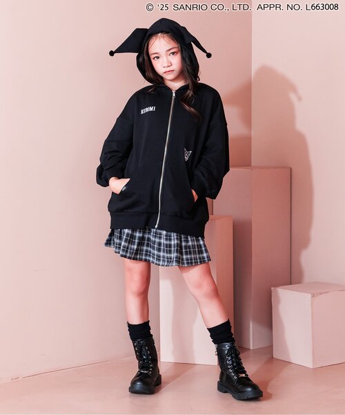 algy（アルジー）の「アソートフリルスカパン１（スカート・キッズ・オフホワイト/ブラック・XX-SMALL/X-SMALL/SMALL/MEDIUM）」の3枚目の写真