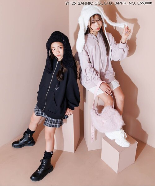 algy（アルジー）の「アソートフリルスカパン１（スカート・キッズ・オフホワイト/ブラック・XX-SMALL/X-SMALL/SMALL/MEDIUM）」の6枚目の写真